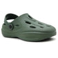 Green slippers for men