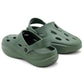 Green slippers for men