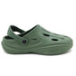 Green slippers for men