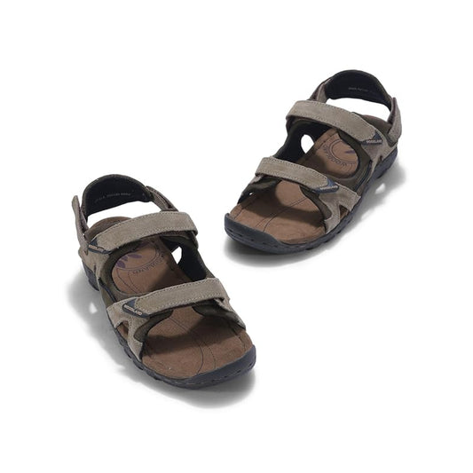 Men Brown Closed Toe Sandals