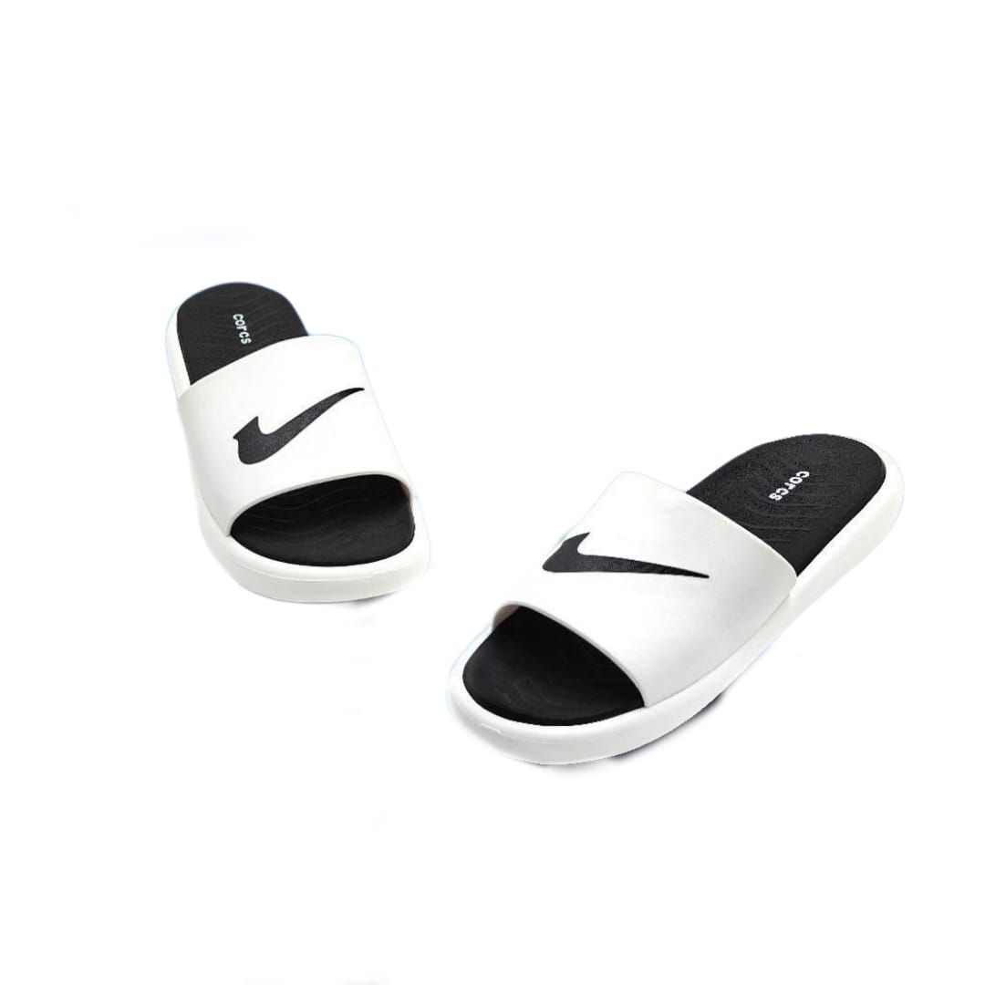 Black & White slippers for men