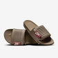 Khakhi Offcourt Adjust Sliper For Men