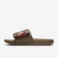 Khakhi Offcourt Adjust Sliper For Men