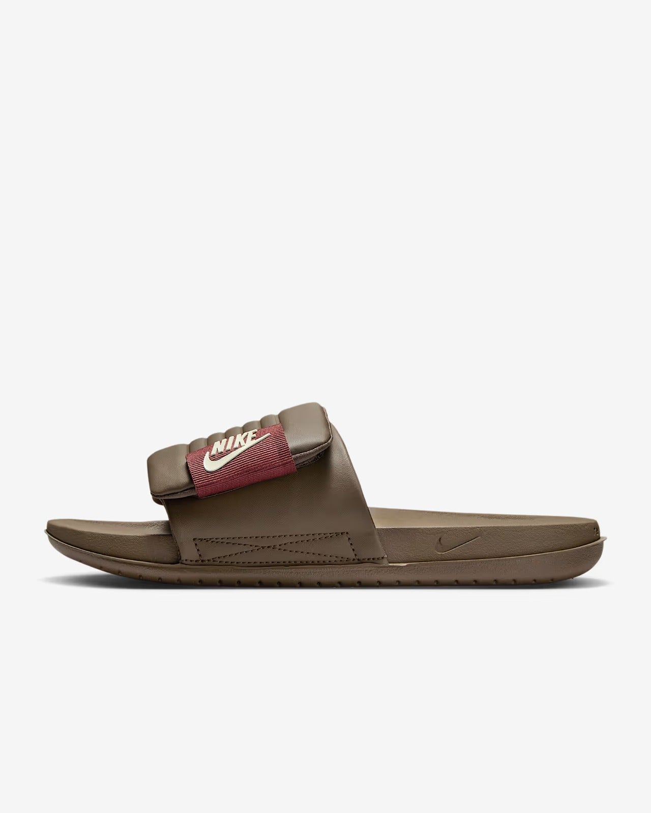 Khakhi Offcourt Adjust Sliper For Men