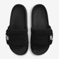 Black Offcourt Adjust Sliper For Men