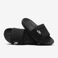 Black Offcourt Adjust Sliper For Men