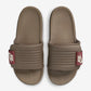 Khakhi Offcourt Adjust Sliper For Men
