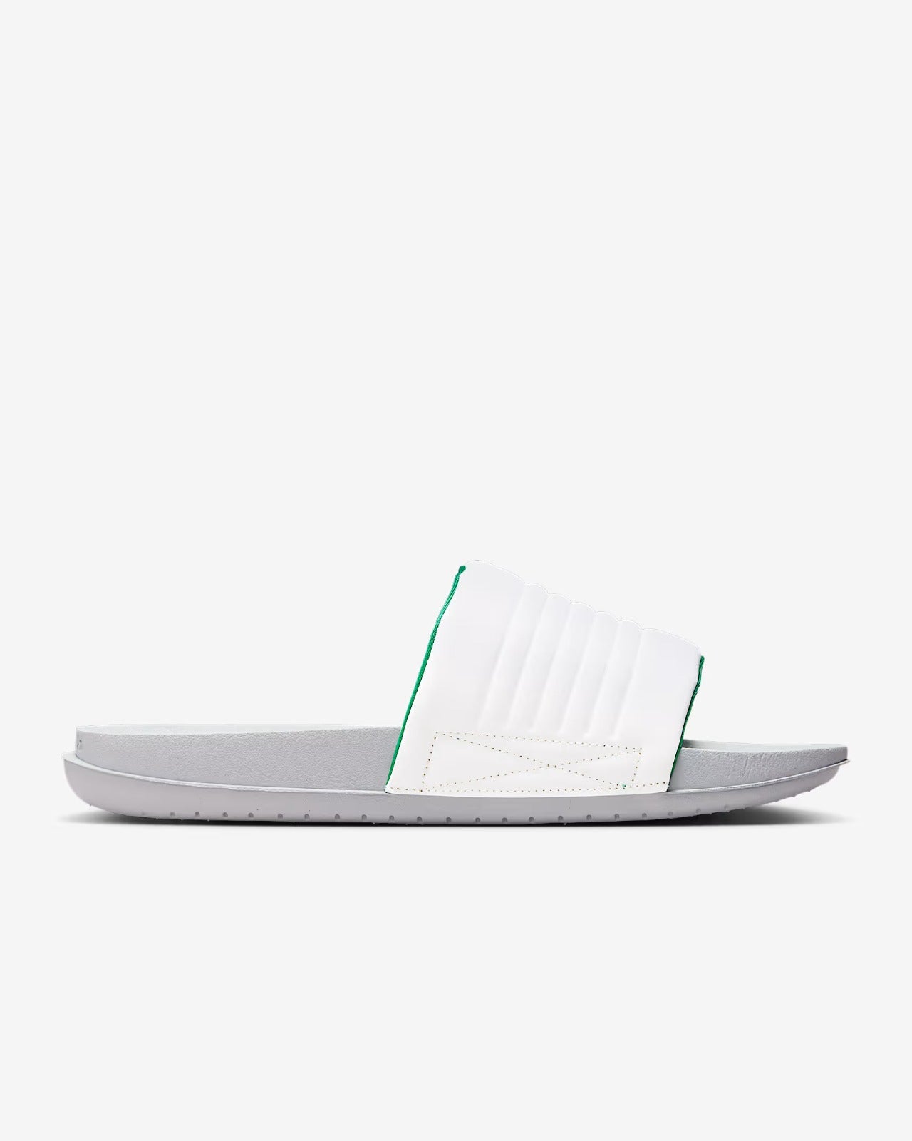 White And Oliv Green Offcourt Adjust Sliper For Men