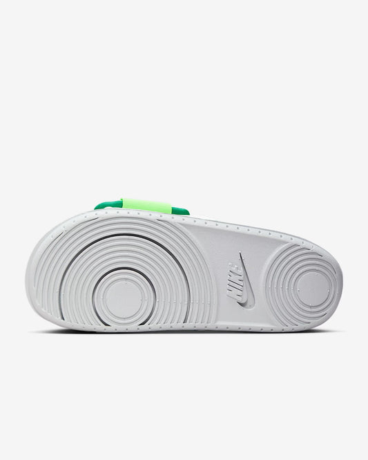 White And Oliv Green Offcourt Adjust Sliper For Men